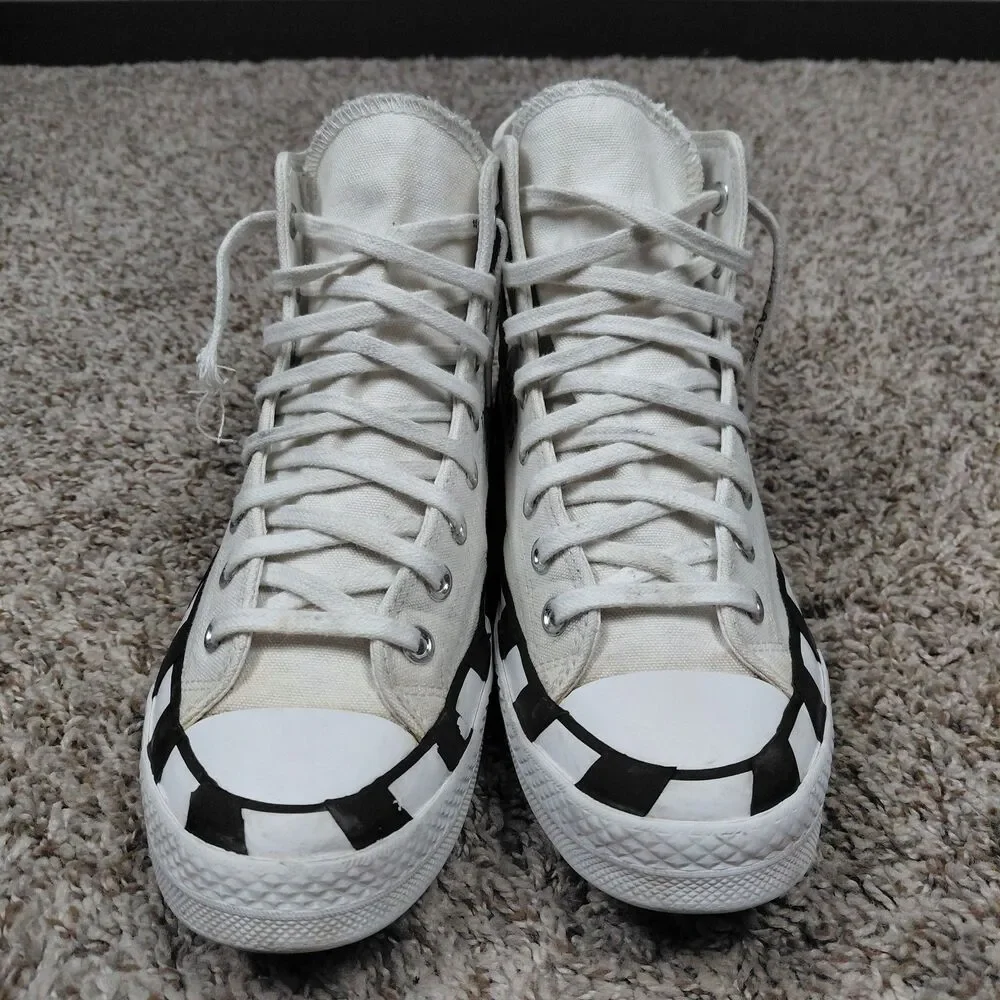 Converse Off White Chuck Taylor All-Star Hi Top Sneakers Mens 8 Womens 10